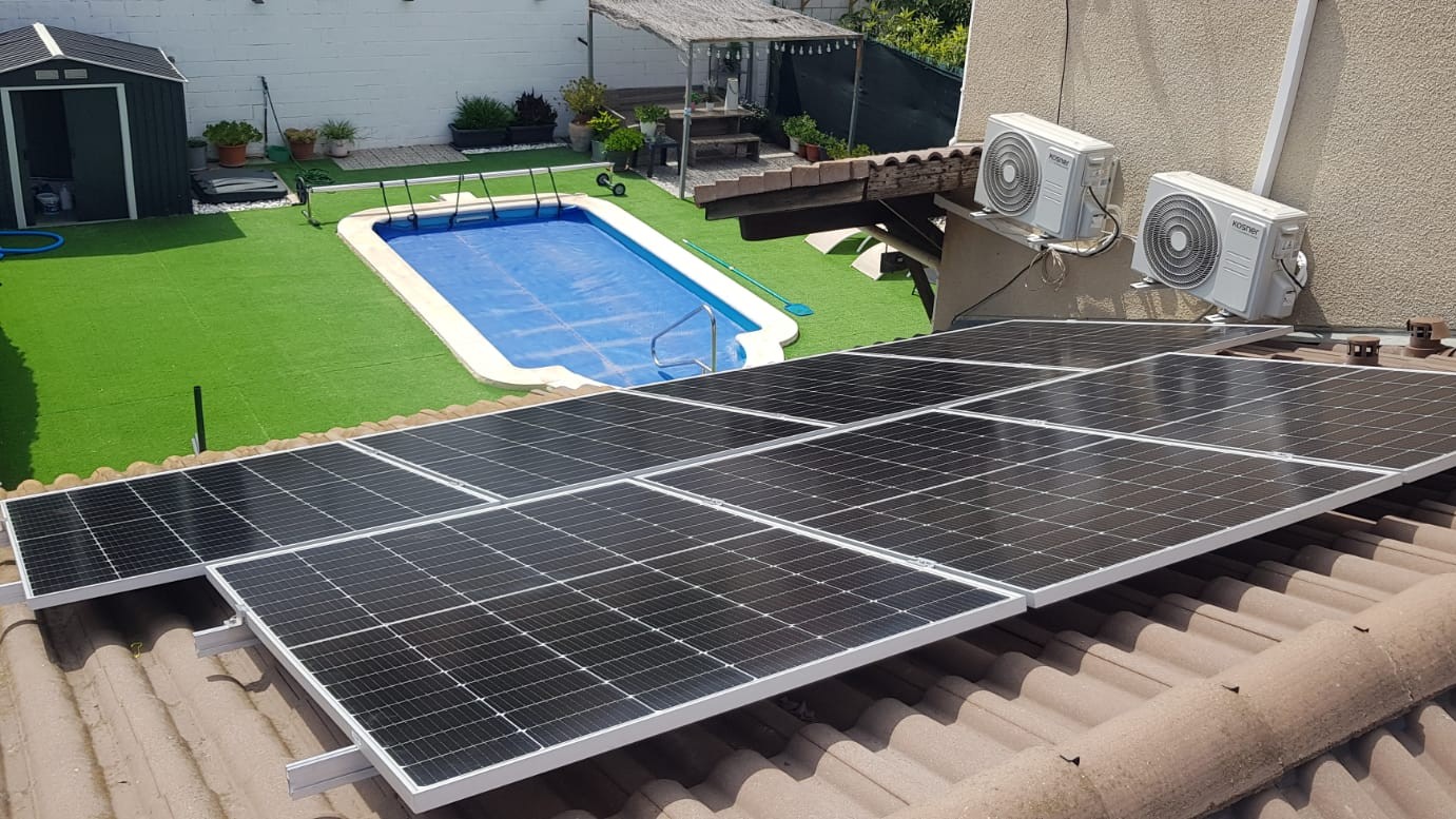 Autoconsumo fotovoltaico en vivienda unifamiliar con piscina